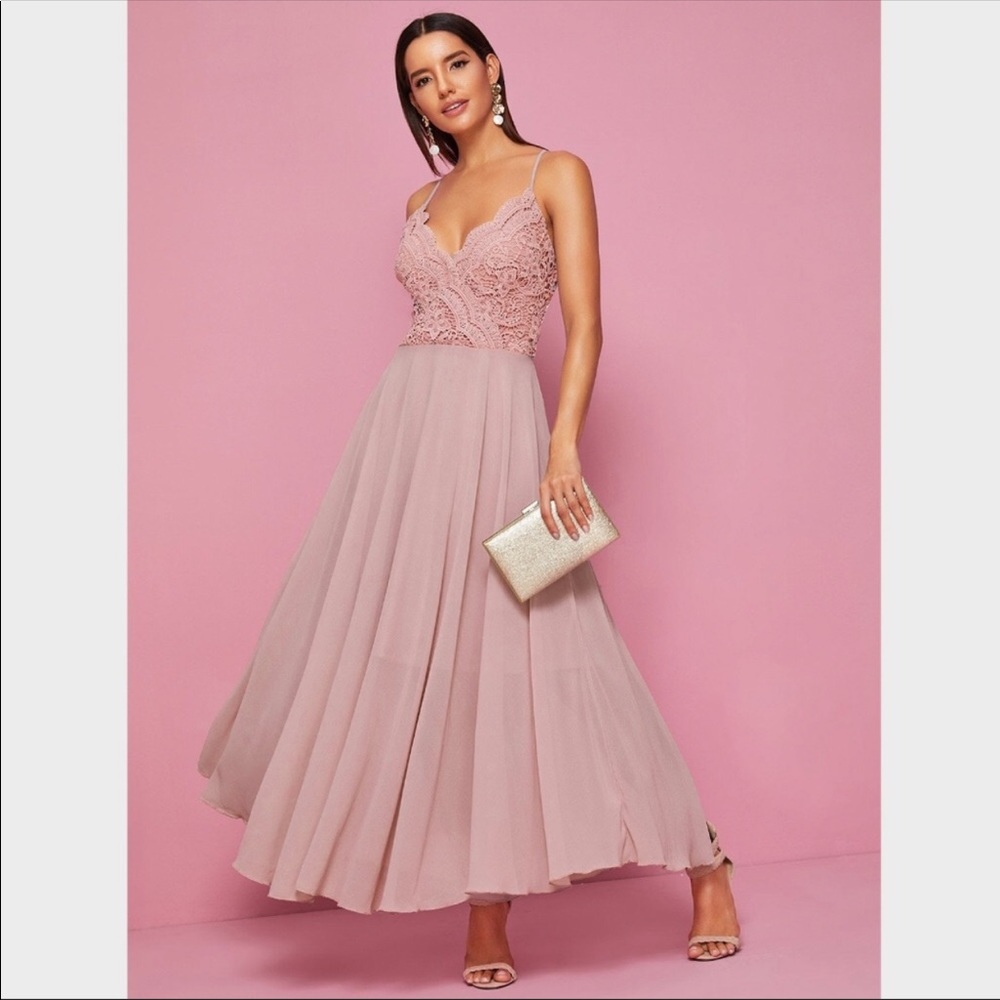 Beautiful formal pink gown